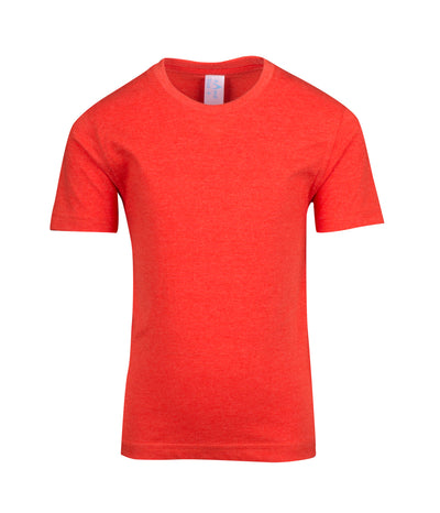 T306KS-Kids Marl Crew Neck T-shirt