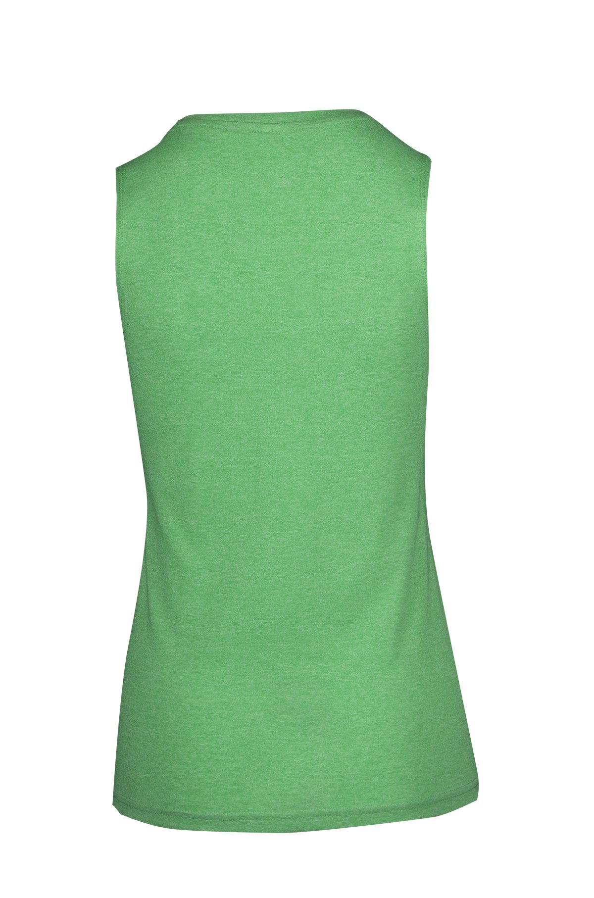 T403LD-Ladies Heather SLEEVELESS Tee - Greatness Range