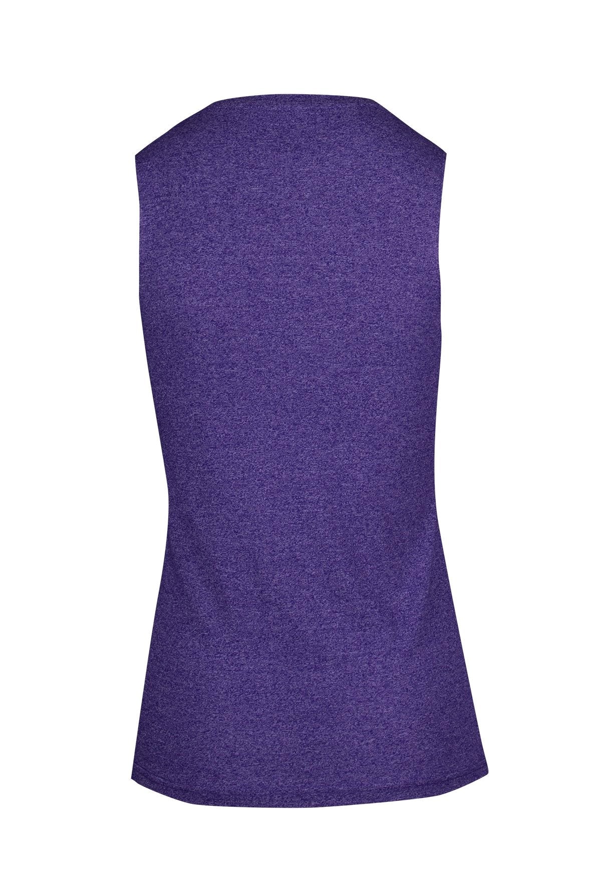 T403LD-Ladies Heather SLEEVELESS Tee - Greatness Range