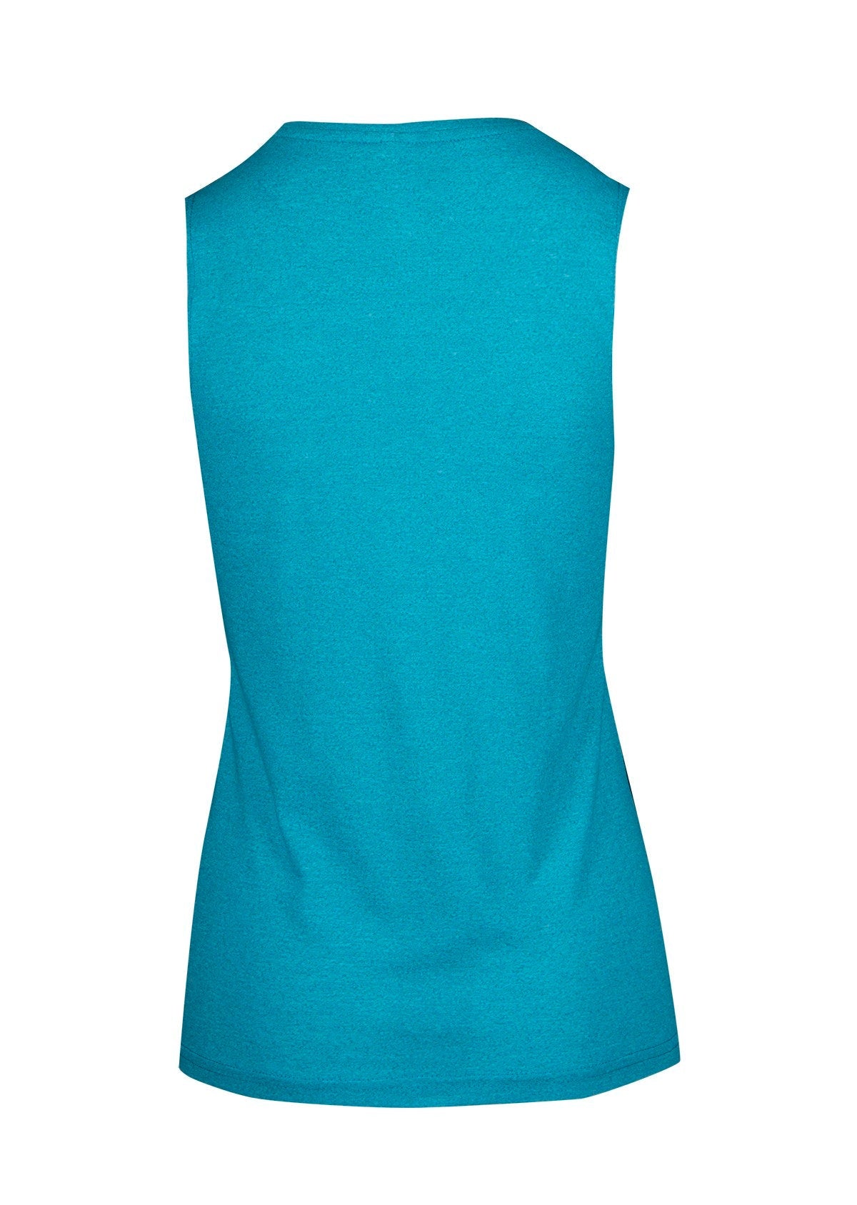 T403LD-Ladies Heather SLEEVELESS Tee - Greatness Range