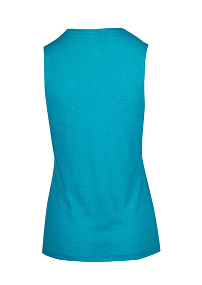 T403LD-Ladies Heather SLEEVELESS Tee - Greatness Range