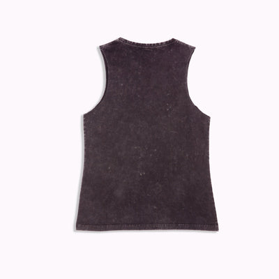 T406LD-Ladies' Stone Washed Tank