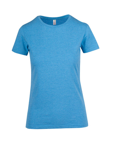 T555LD-Ladies Color Marl Tee