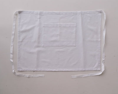 WA0391-Cotton Drill Three Quarter Apron -With Pocket