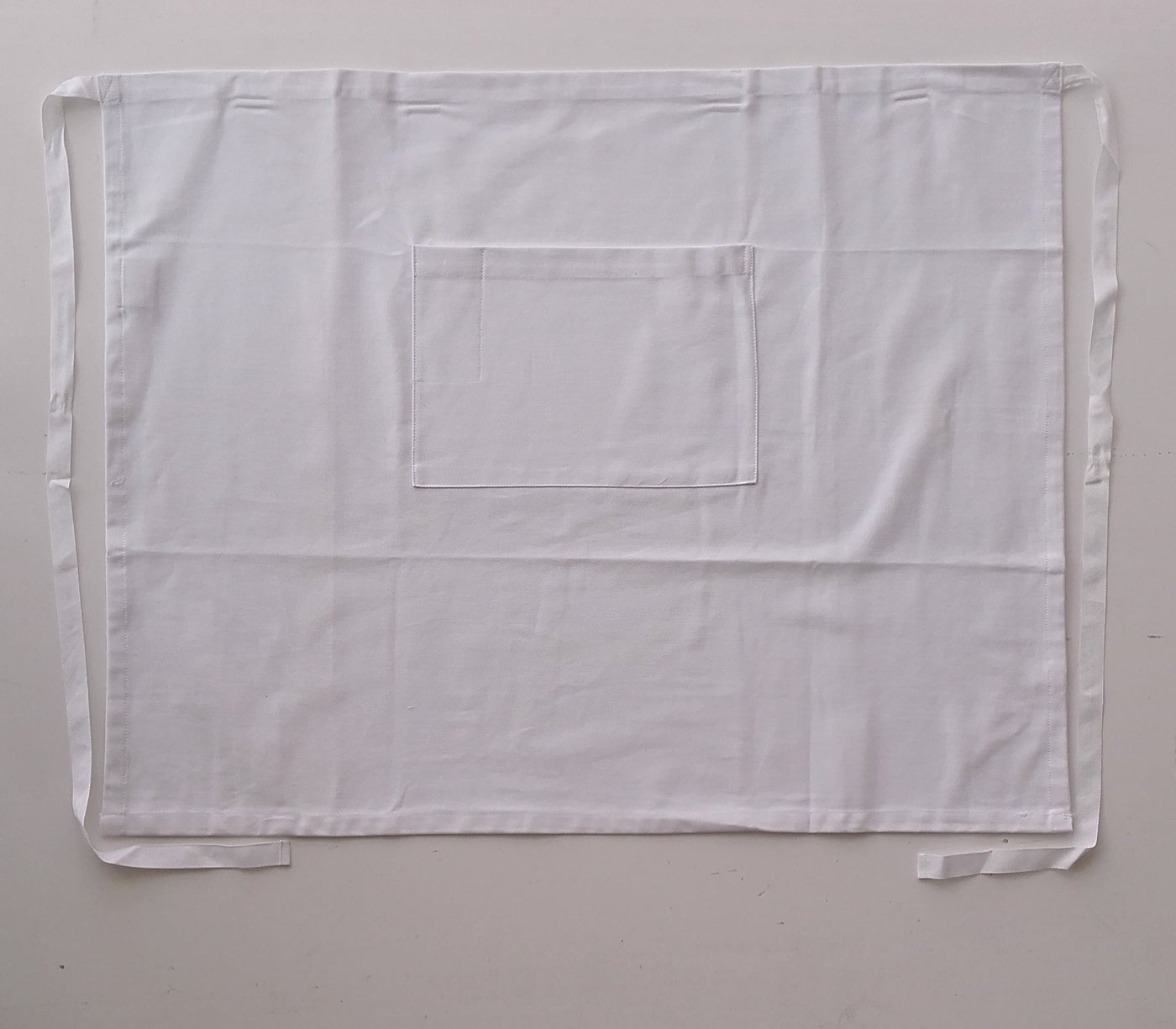 WA0619-Cotton Drill Half Apron -With Pocket
